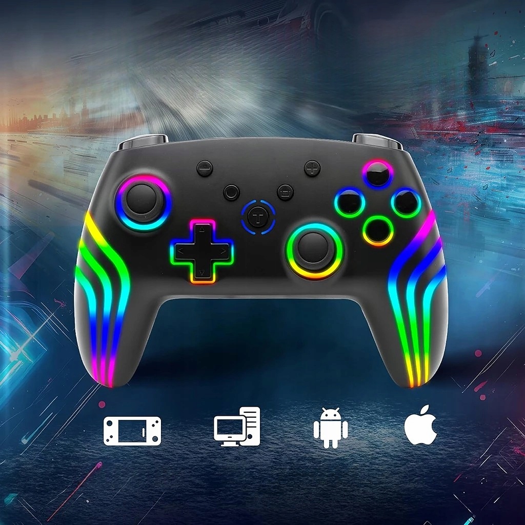 KONTROLER BEZPRZEWODOWY BLUETOOTH 7 KOLORÓW RGB 4 TRYBY PODŚWIETLENIA