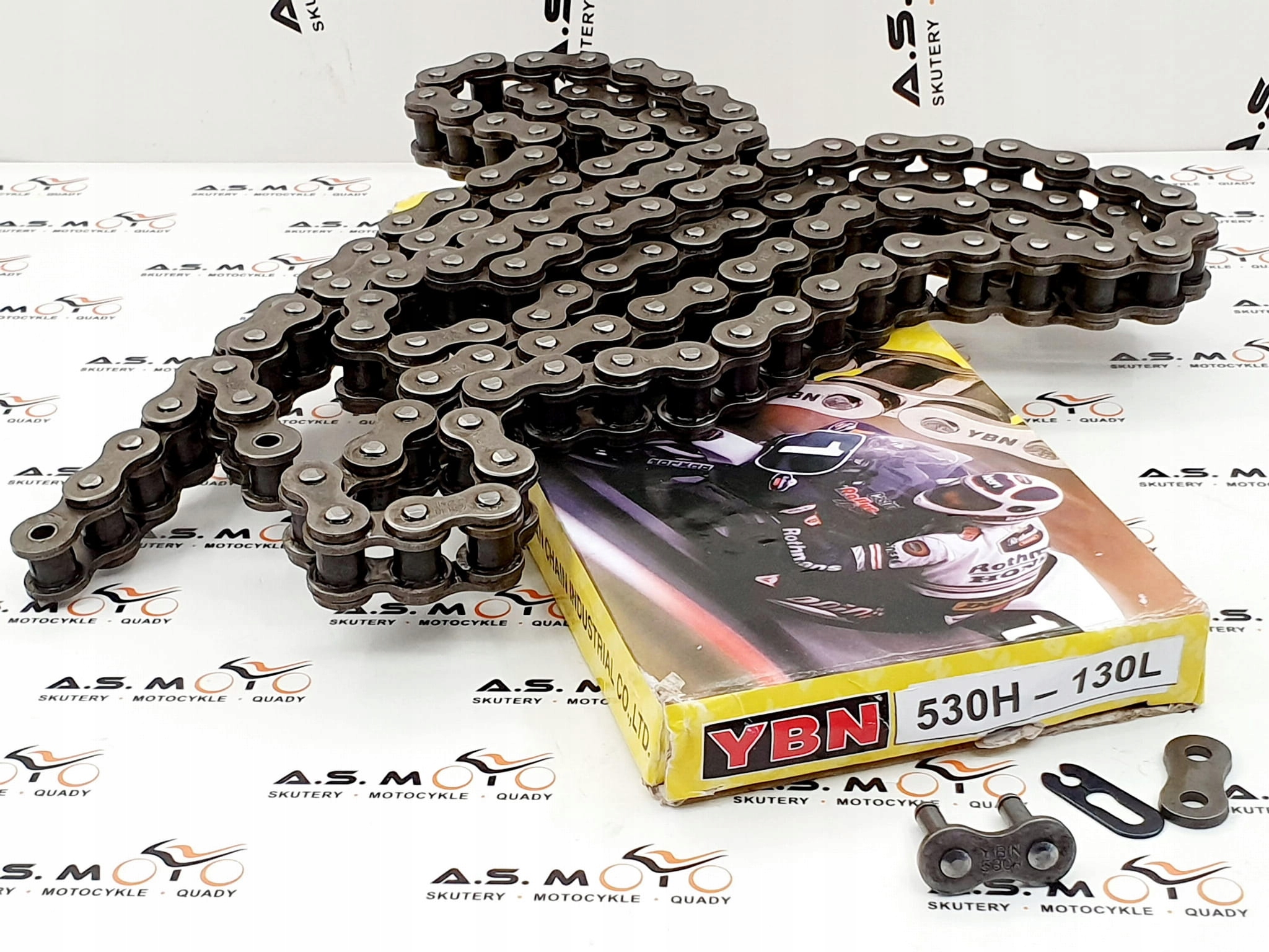 Łańcuch napędowy YBN 530h x 130L 130 ogniw Quad