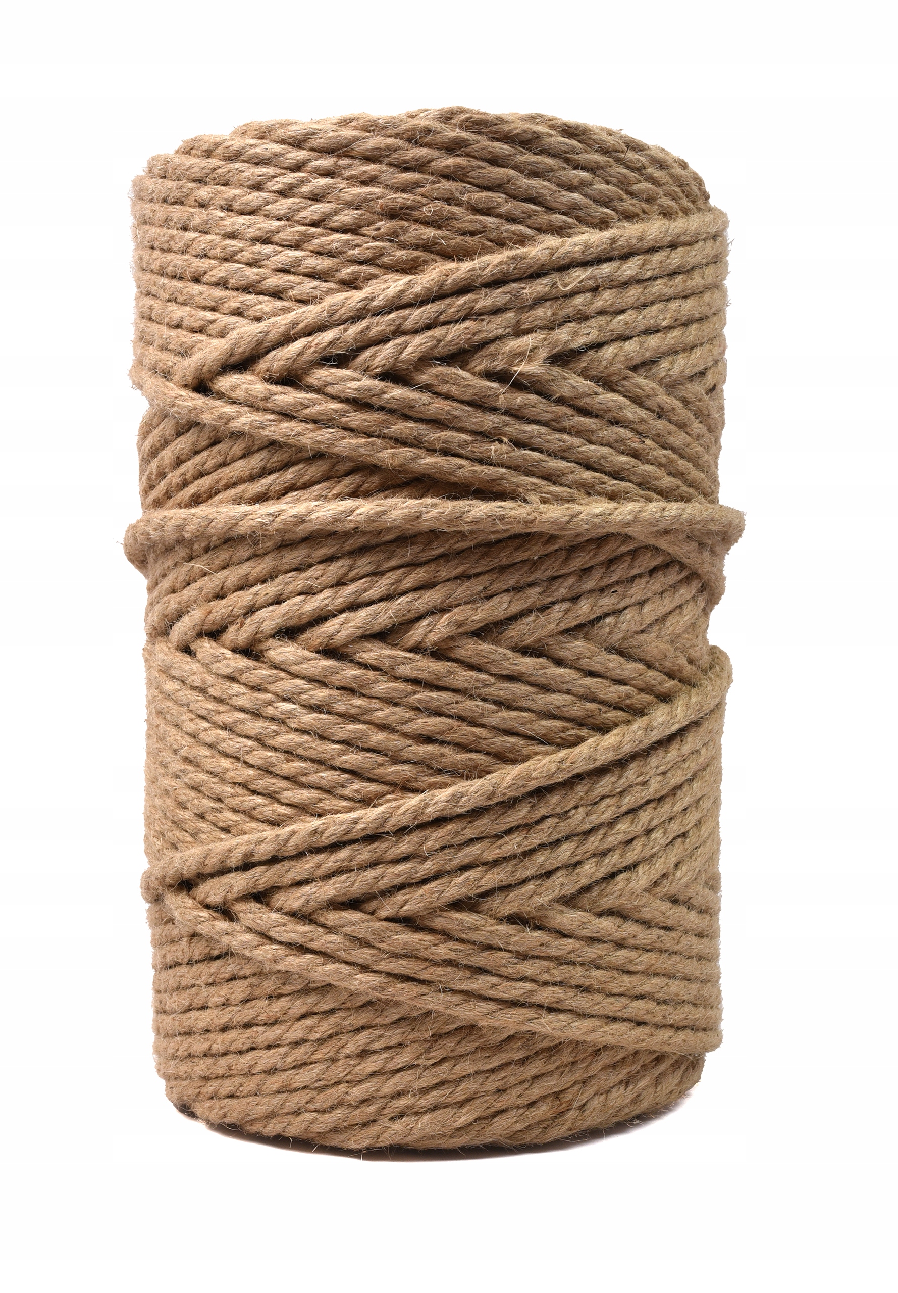 Levně Dekorační Jutové Lano Na Škrabadlo S Ozdobnou Šňůrou 8 MM 100 M
