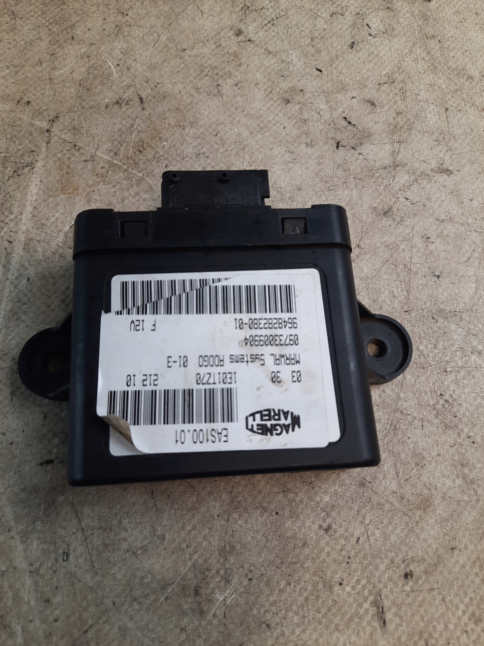 control unit computer 09733009904 PEUGEOT 807 2.2 HDI