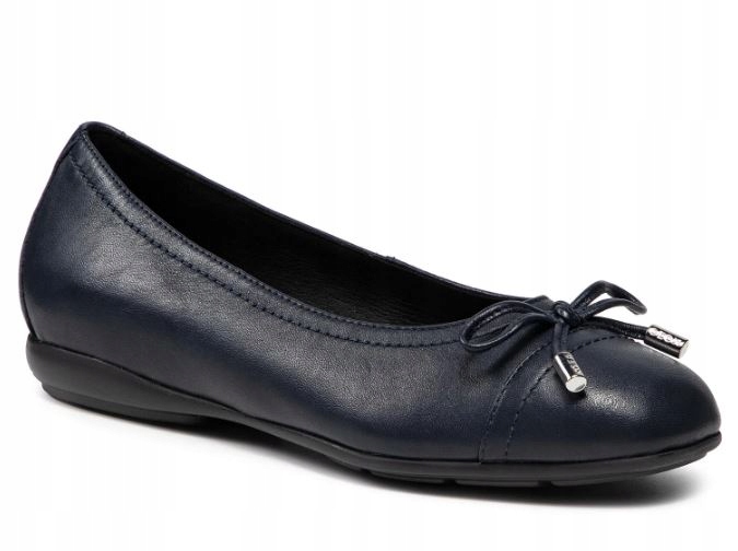 Geox Balerínky Dámské Tmavě Modré Kožené Vel. 35 Žpf