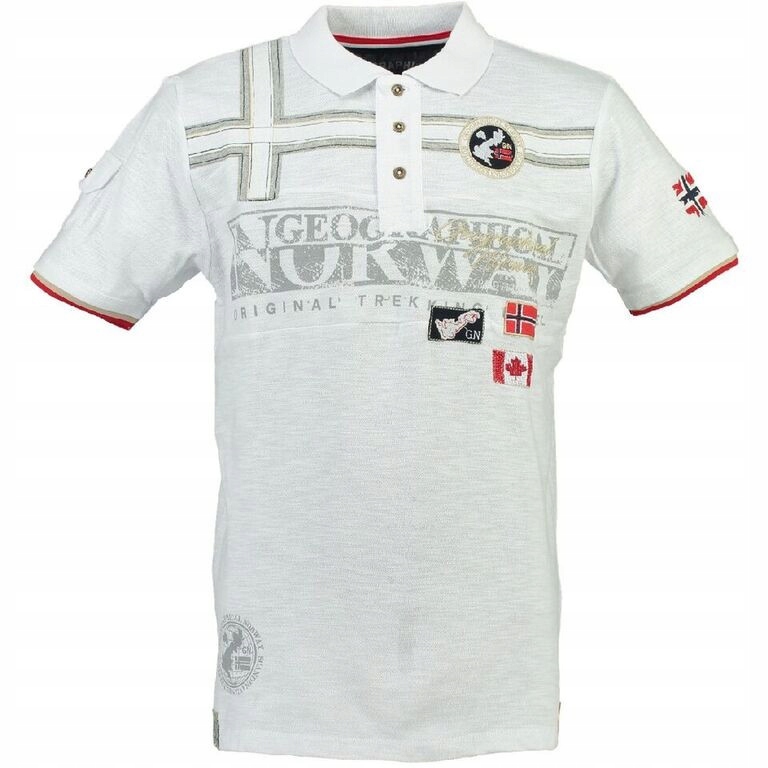Geographical Norway polokošile pánská Klipo Ss Men 100 S bílá