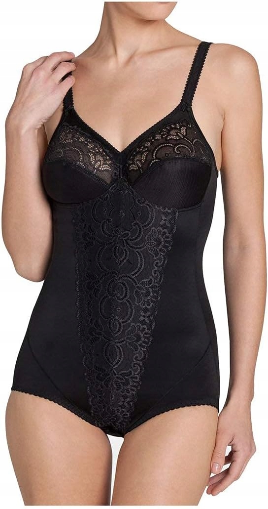 Triumf Dámské Černé Body S Krajkou 80D 7CA