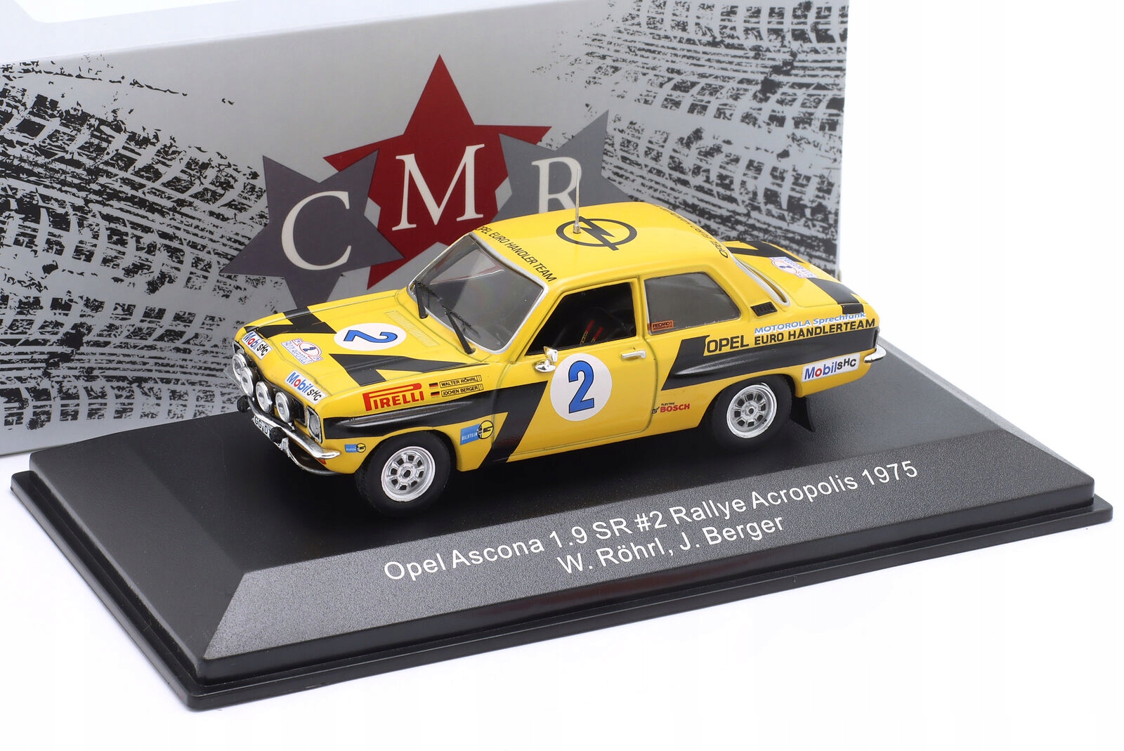 Opel Ascona 1.9 Sr W.Rohrl Acropolis 1975 1/43 Cmr