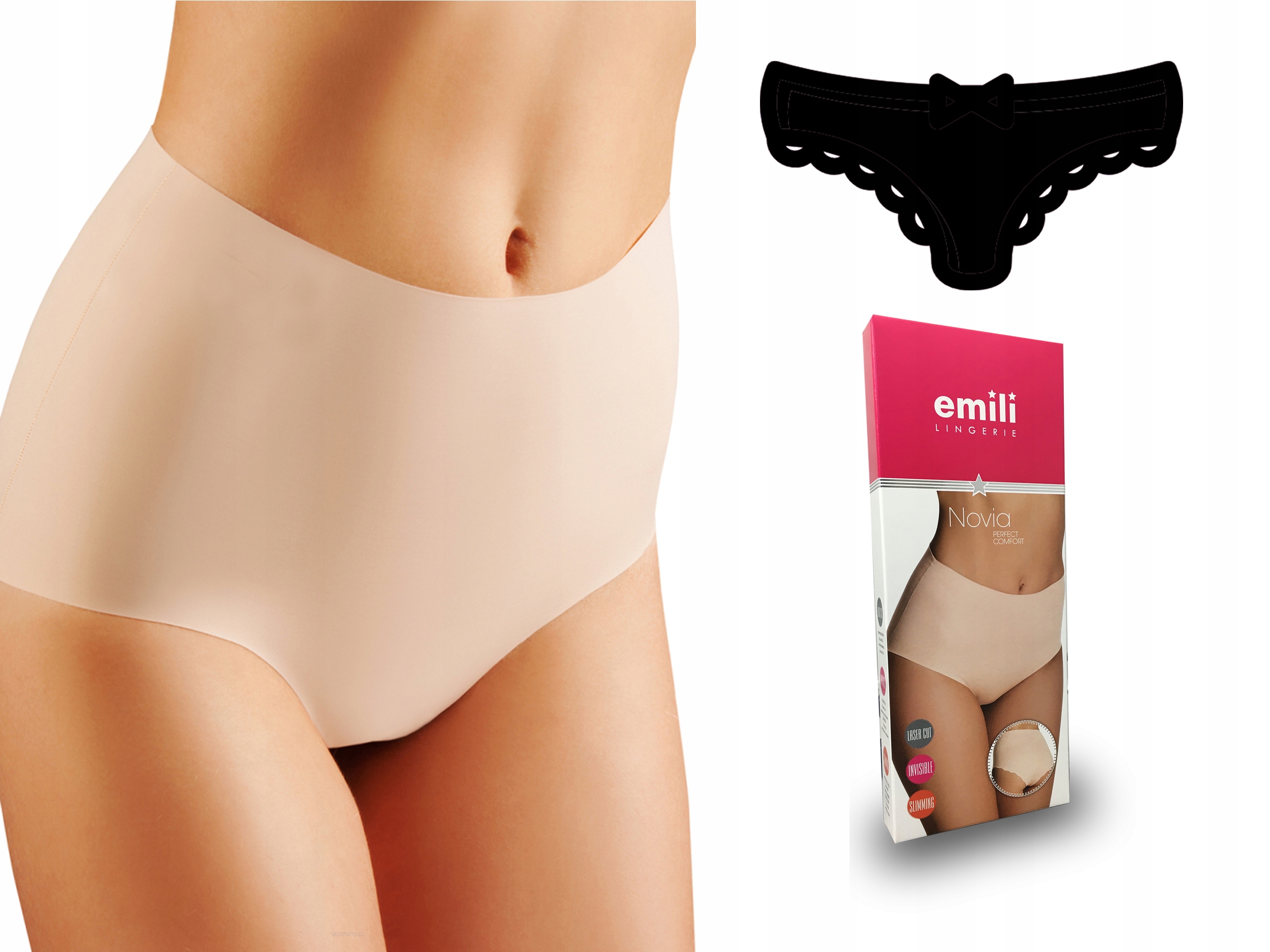 

Emili Novia Figi Wyszczuplające Bawełna czarny XL