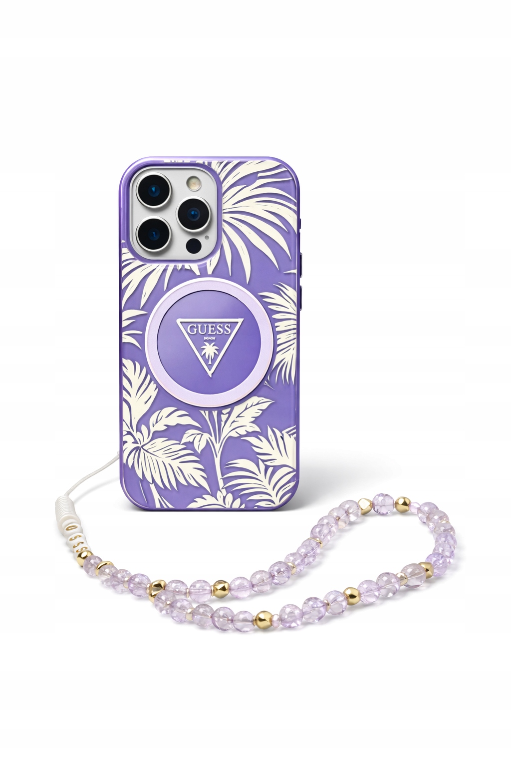 Guess Etui Fioletowe Plecki Do Apple Iphone 16 I4B