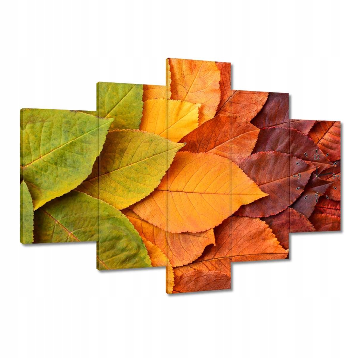 Hodiny 150x105 Jesenné farebné listy Listy vo farbách jesene