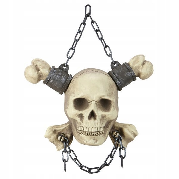 

Dekoracja Czaszka Z Kośćmi Halloween Czaszki