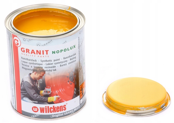 Barva Žlutý Lak Rypadla A Nakladače Volvo 2,5L Granit