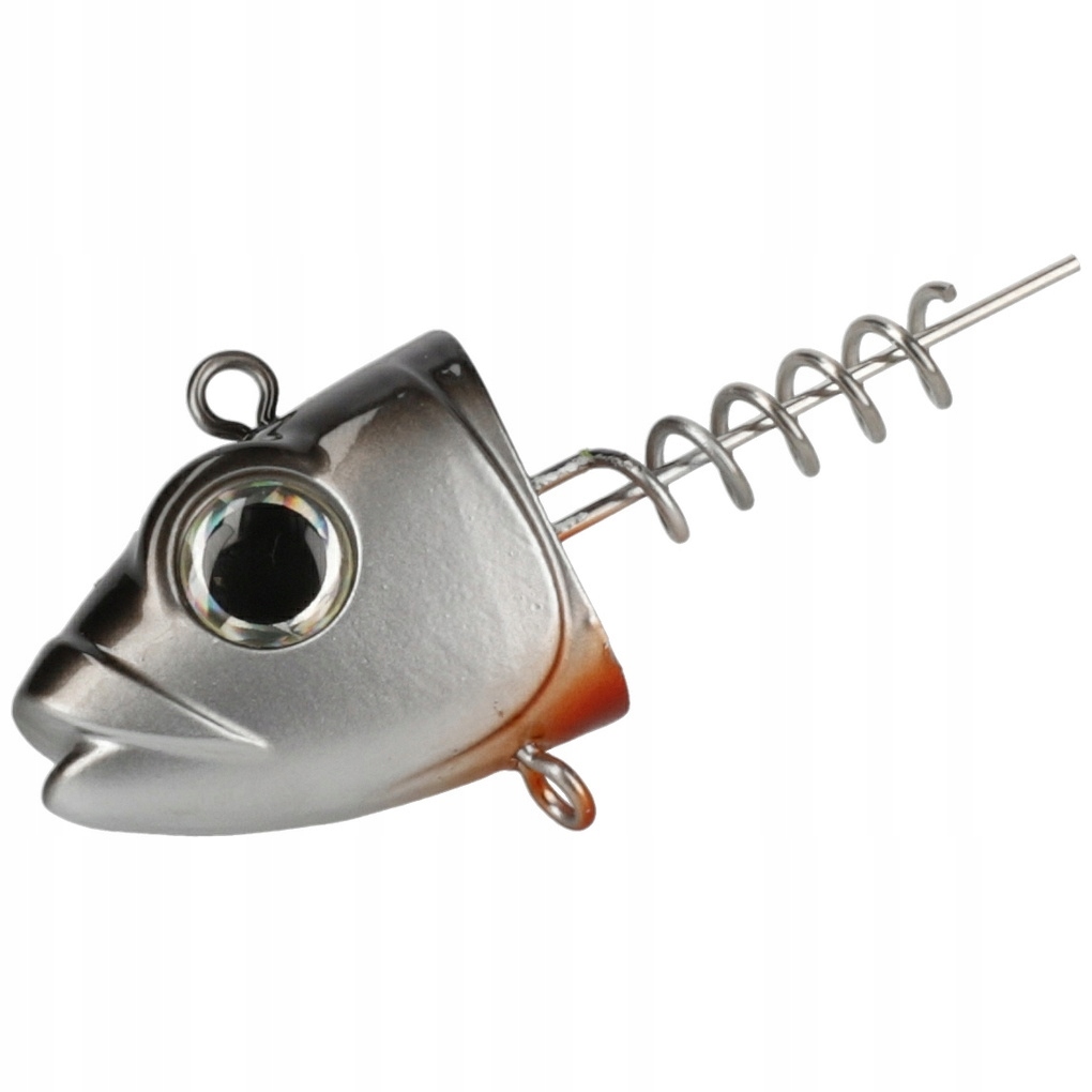 Główka z wkrętką Mikado Jaws Vertical 45g 2 szt. Natural Roach HDJV-45-NRO