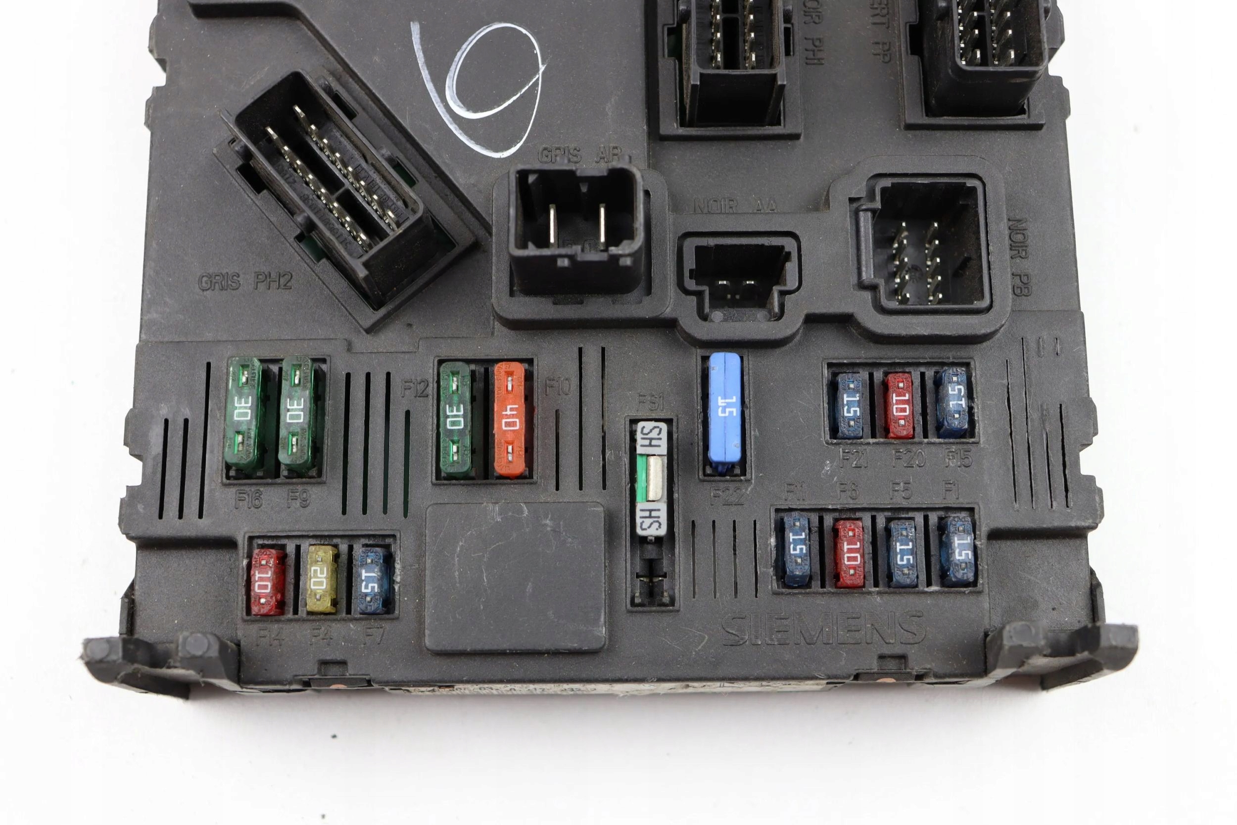 CITROEN PEUGEOT module control unit compartment BSI 9650584780 S118085120B