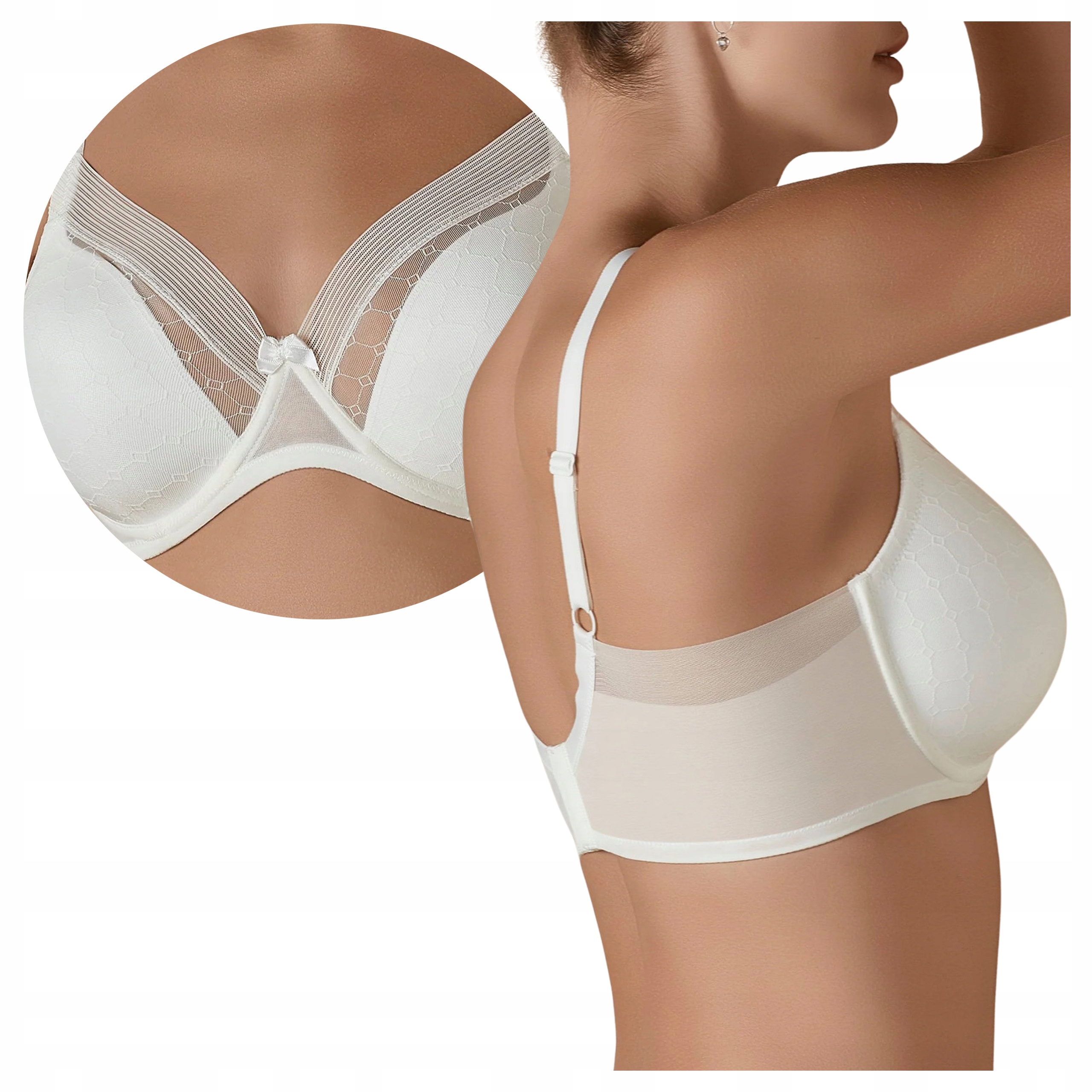 Vyztužená podprsenka s širokým obvodem na kosticích Katia Perlová