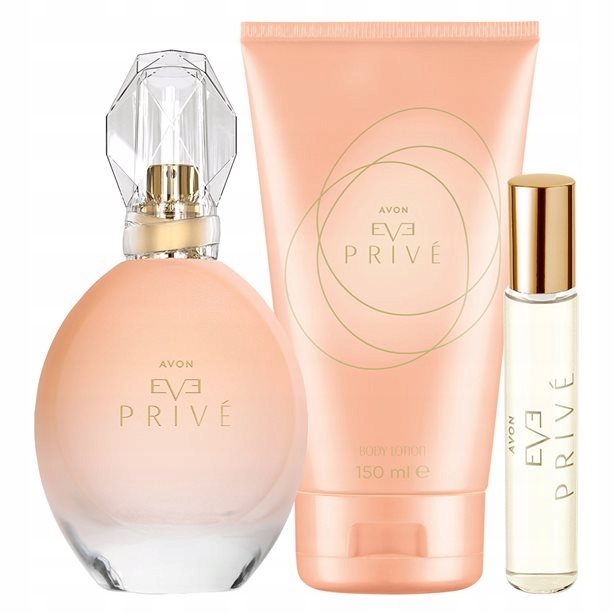 Avon Sada Eve Prive Balzám, Parfémovaná voda a Parfém