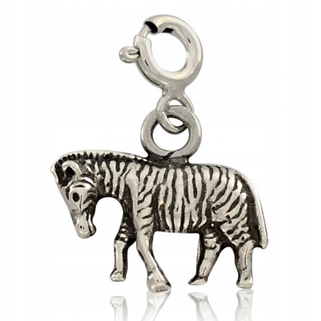 

Srebrny Charms Do Bransoletki Zebra Srebro 925!