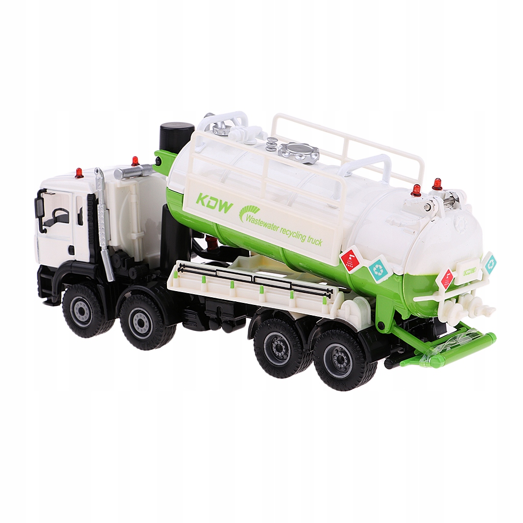 1:50 Diecast Alloy ścieki recykling pojazd transpo Minimalny wiek dziecka 18
