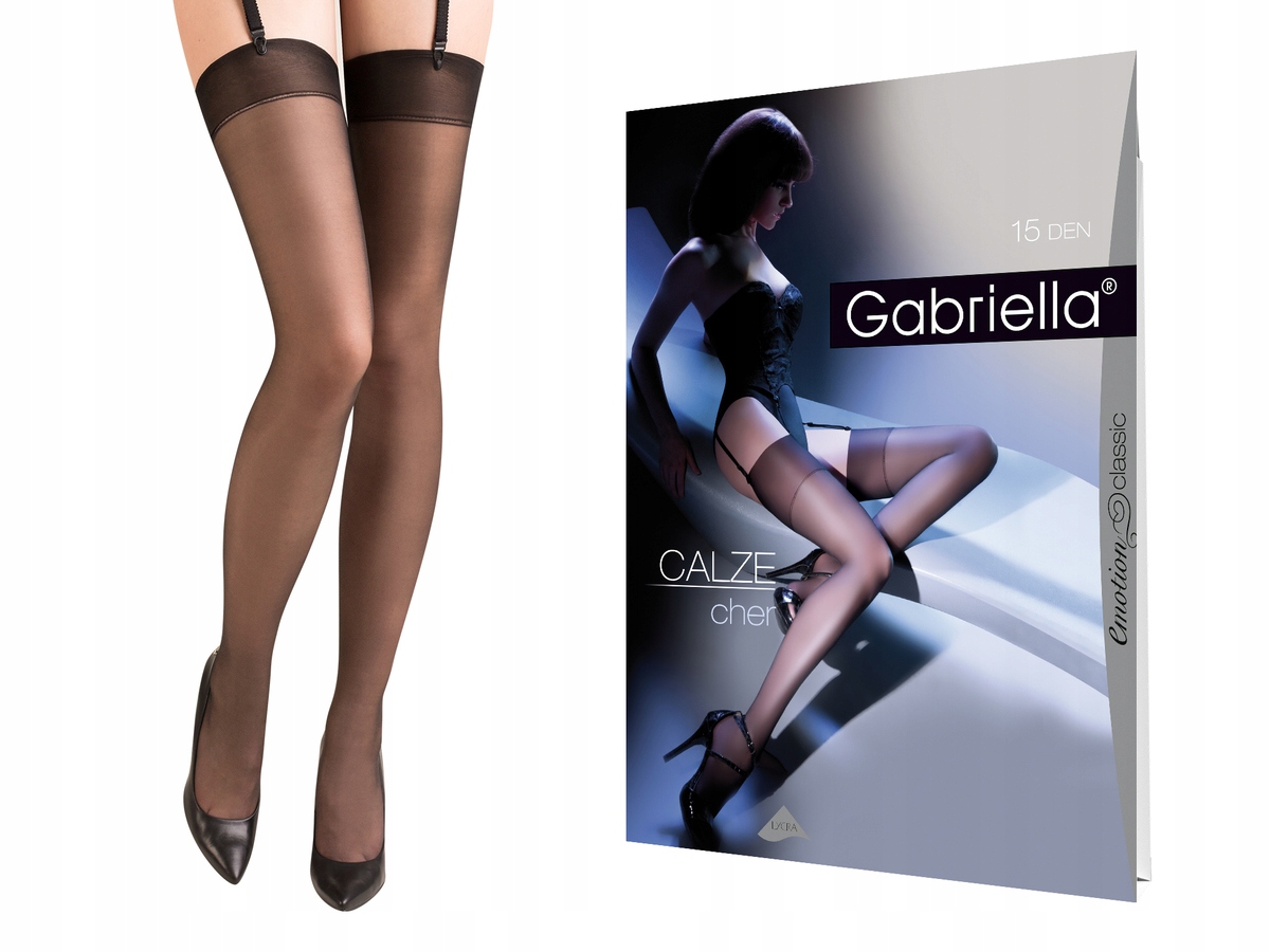 

Pończochy Calze Cher 15 den Nero rozmiar 1/2