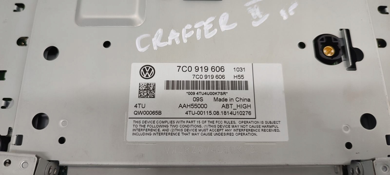 Radio navigation VW Crafter II 7C0