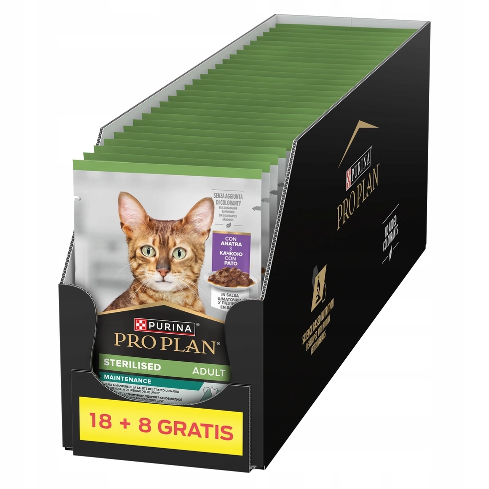 Levně Purina Pro Plan Sterilised 26x85g (18+8 Dárek) Vlhké Krmivo pro Kastrované