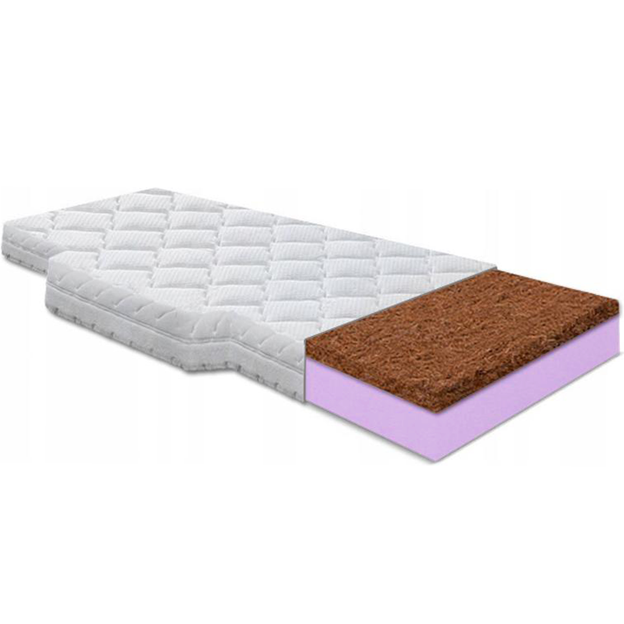 Penový matrac 90x200 tvrdý H4 kokos Daf do kabíny hypoalergénny 16 cm