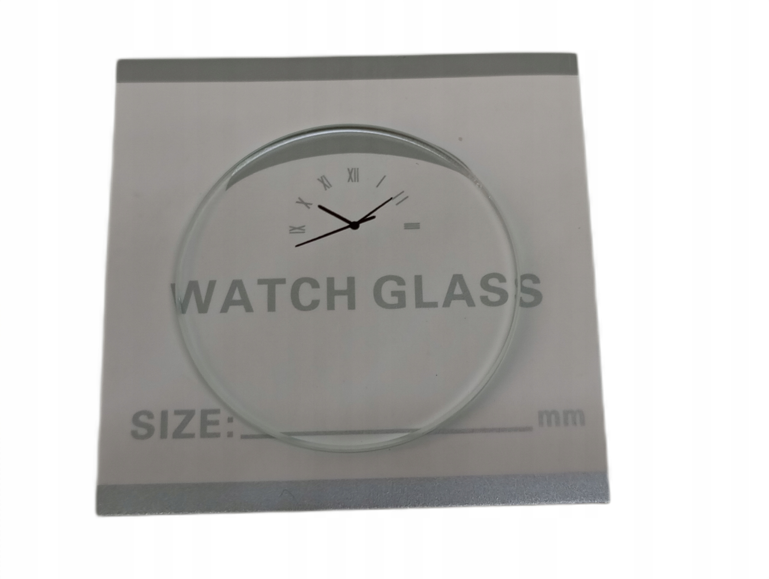 SZKŁO SZKIEŁKO DO ZEGARKA PŁASKIE GRUBOŚĆ 1,5 MM ŚREDNICA 42 MM