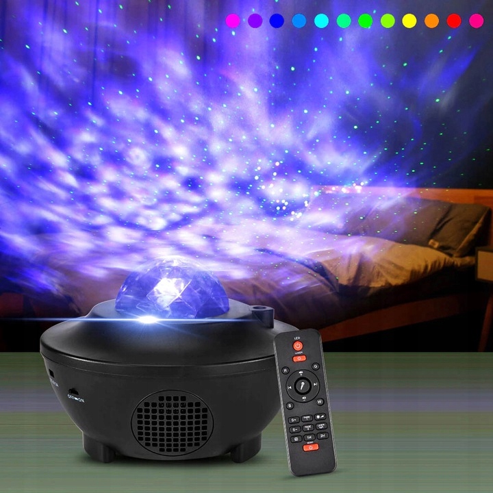 PROJEKTOR GWIAZD LAMPKA NOCNA RZUTNIK STAR LED 360 Stan opakowania oryginalne