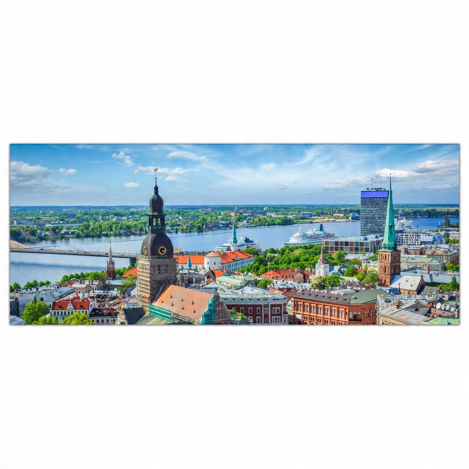 

Obraz na szkle Foto Ryga Miasto Krajobraz 125x50