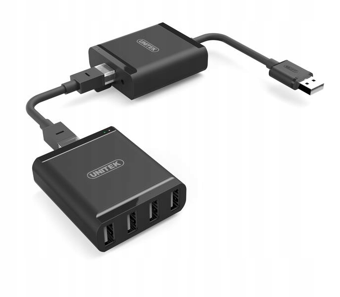 Przedłużacz Usb 2.0 po skrętce 4xUSB Unitek Y-2516-Zdjęcie-0