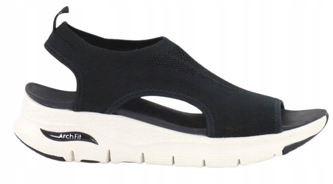 Skechers Dámské Nazouvací Sandály Černé 43 Ks