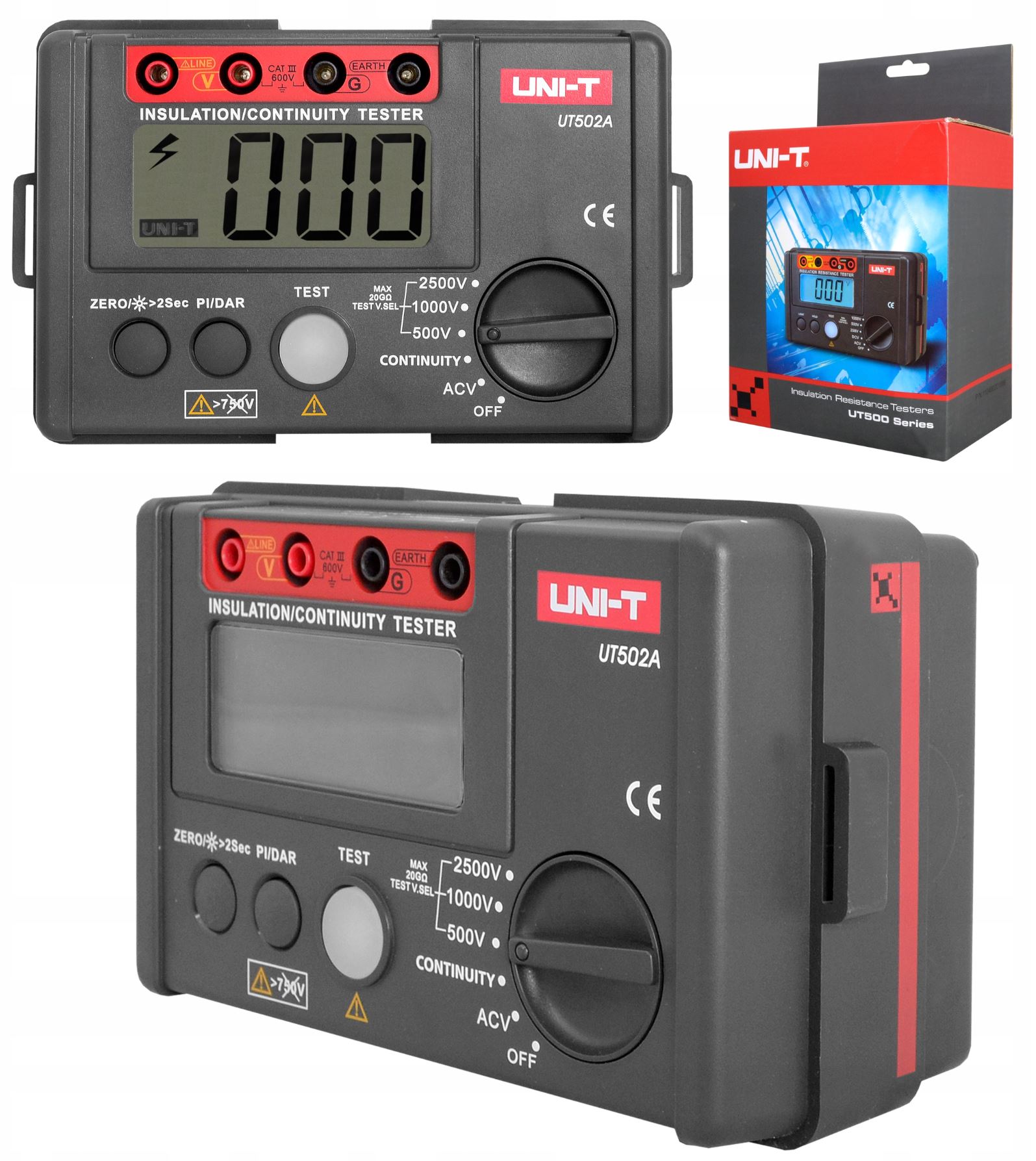 Merač izolačného odporu Uni-T UT502A
