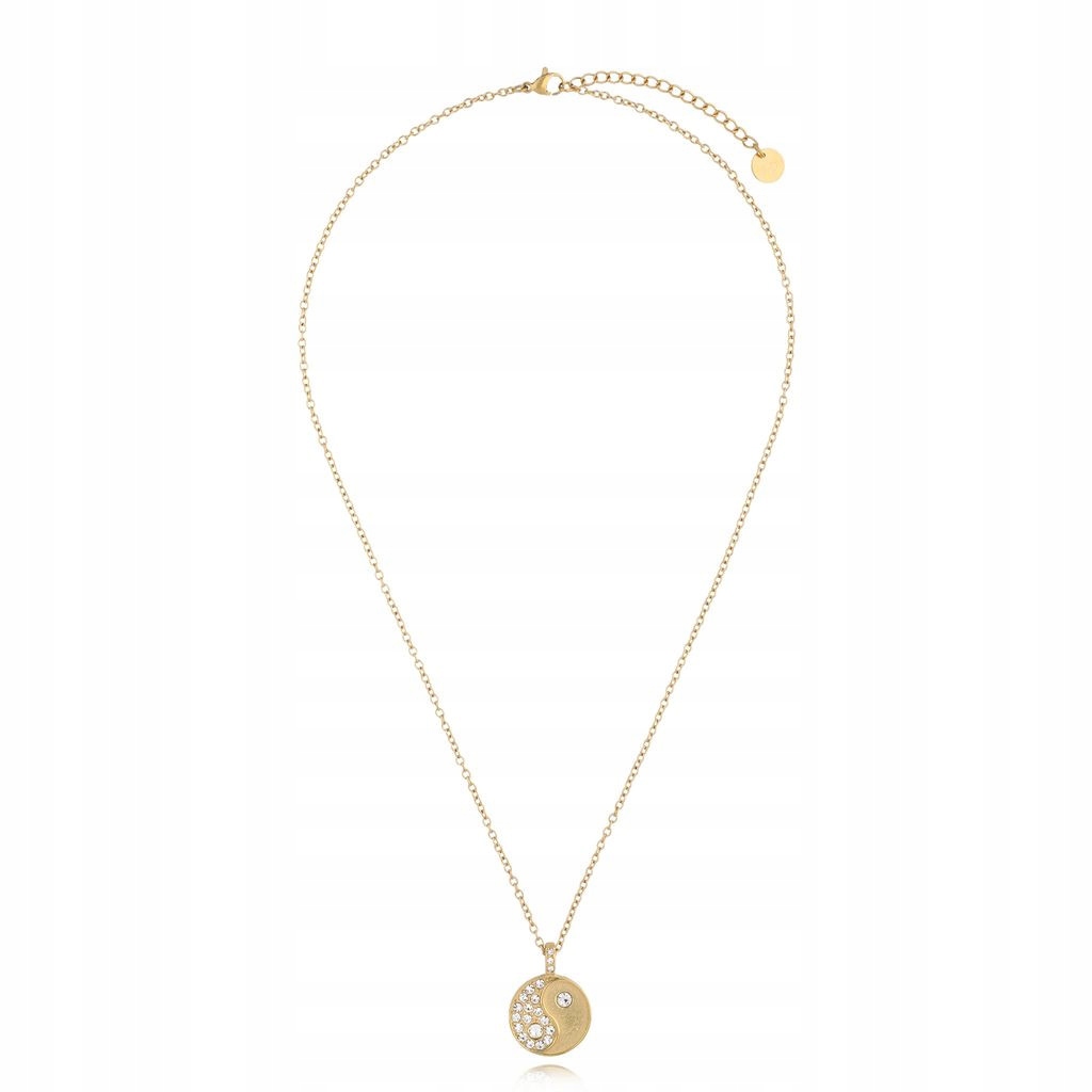 Náhrdelník By Dziubeka zlatý zirkon 54 cm