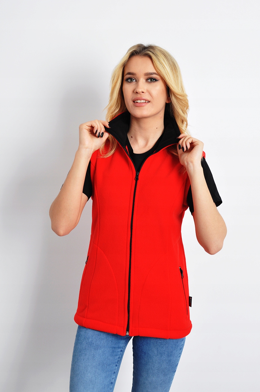 SIROCCO 2 Красный флисовый жилет 400 г / M2-XL Brand Windrose