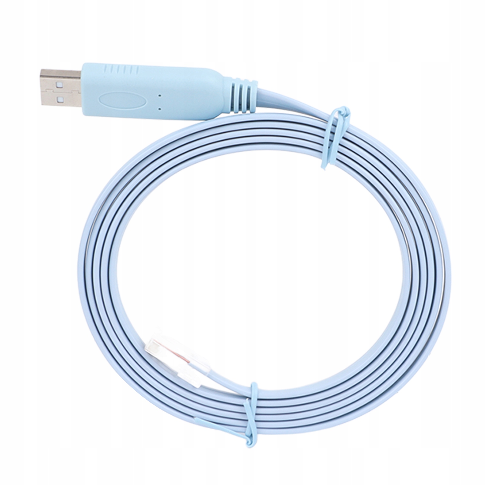 КОНСОЛЬНЫЙ КАБЕЛЬ USB-RJ45 ДЛЯ УСТРОЙСТВ СИНИЙ 1,8 М