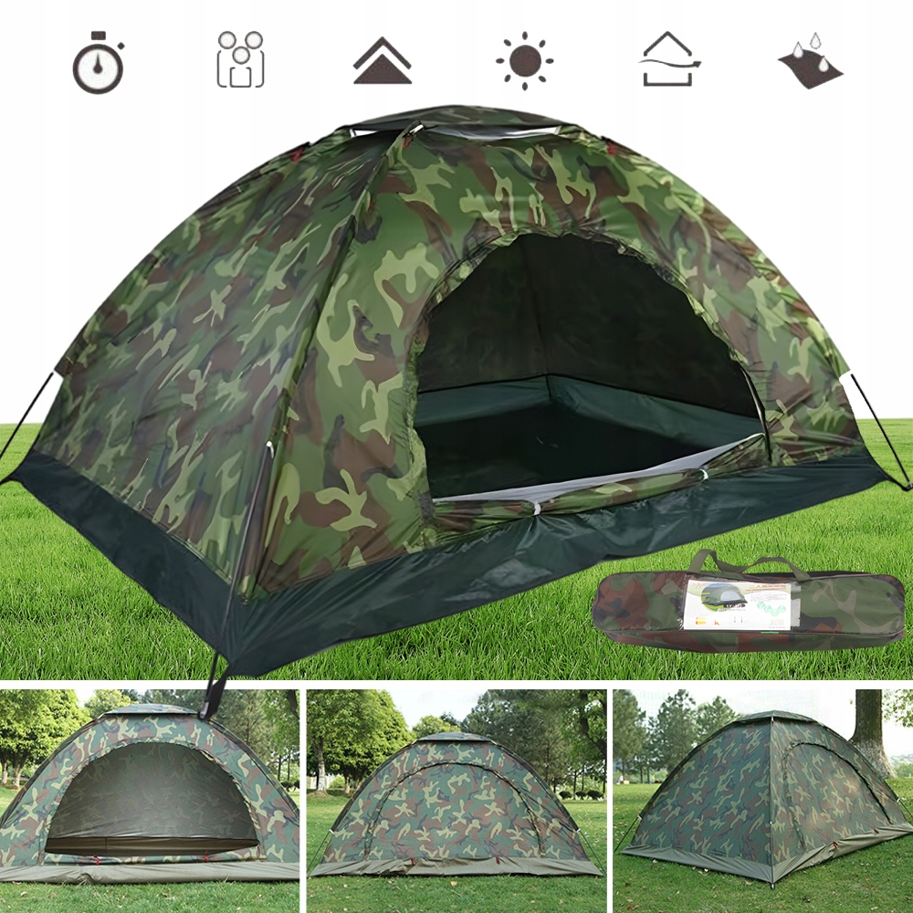 Profesjonalny Namiot Kempingowy, Wodoszczelny Wiatroszczelny Namiot Kemping