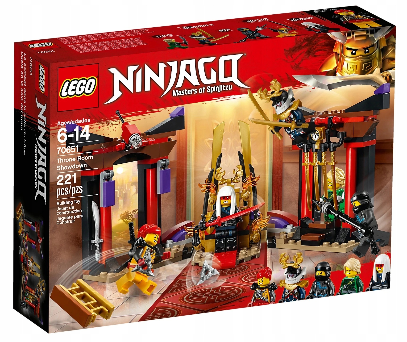 Lego Ninjago 70651 – Střet v trůnním sále – Unikát 2018