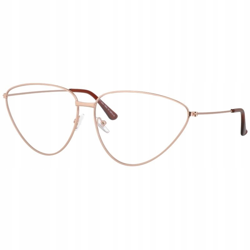 

Okulary Kocie Oczy Zerówki Damskie złote