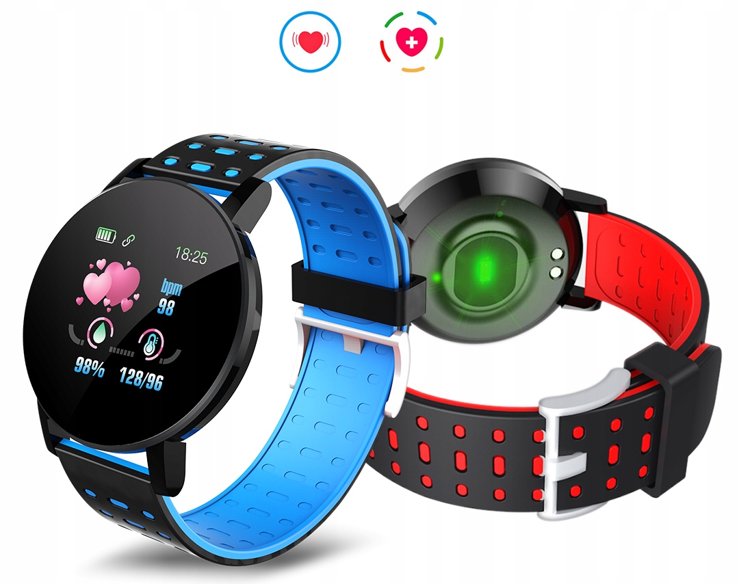 ZEGAREK SMARTWATCH Profi MĘSKI DAMSKI WODOODPORNY Z POWIADOMIENIAMI PL MENU Transmisja danych brak