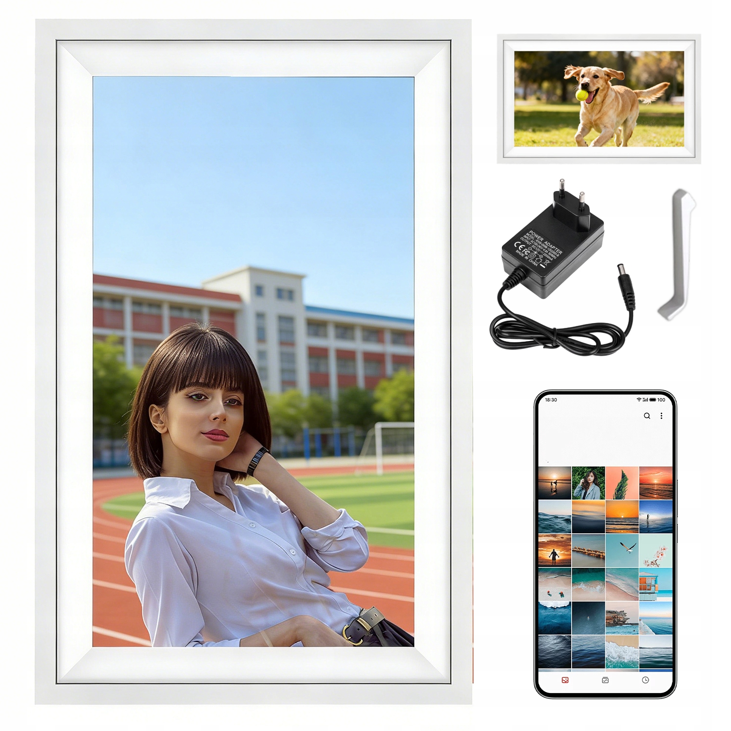 Inteligentní Rámeček Pro Wifi Fotografie S Aplikací 32GB Paměti 15.6 Palců Hd