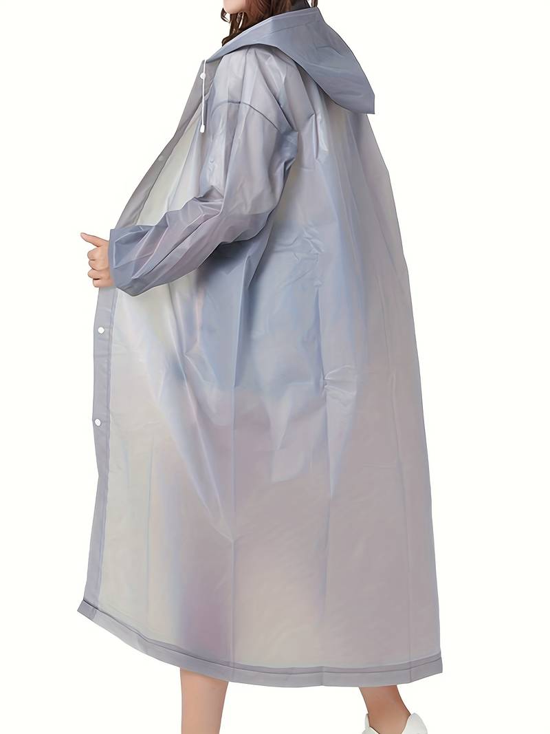 PELERYNA PRZECIWDESZCZOWA PŁASZCZ OCHRONNY DLA DOROSŁYCH MŁODZIEŻY SZARA Kolekcja 2024