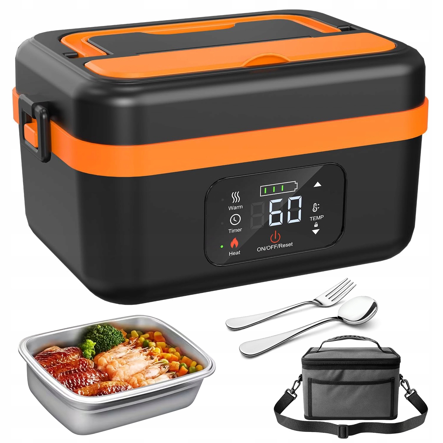 Elektrický Obědový Box Ohřívač Jídla, Nádoba 5 V/9 V/12 V 60 W 1000 ML