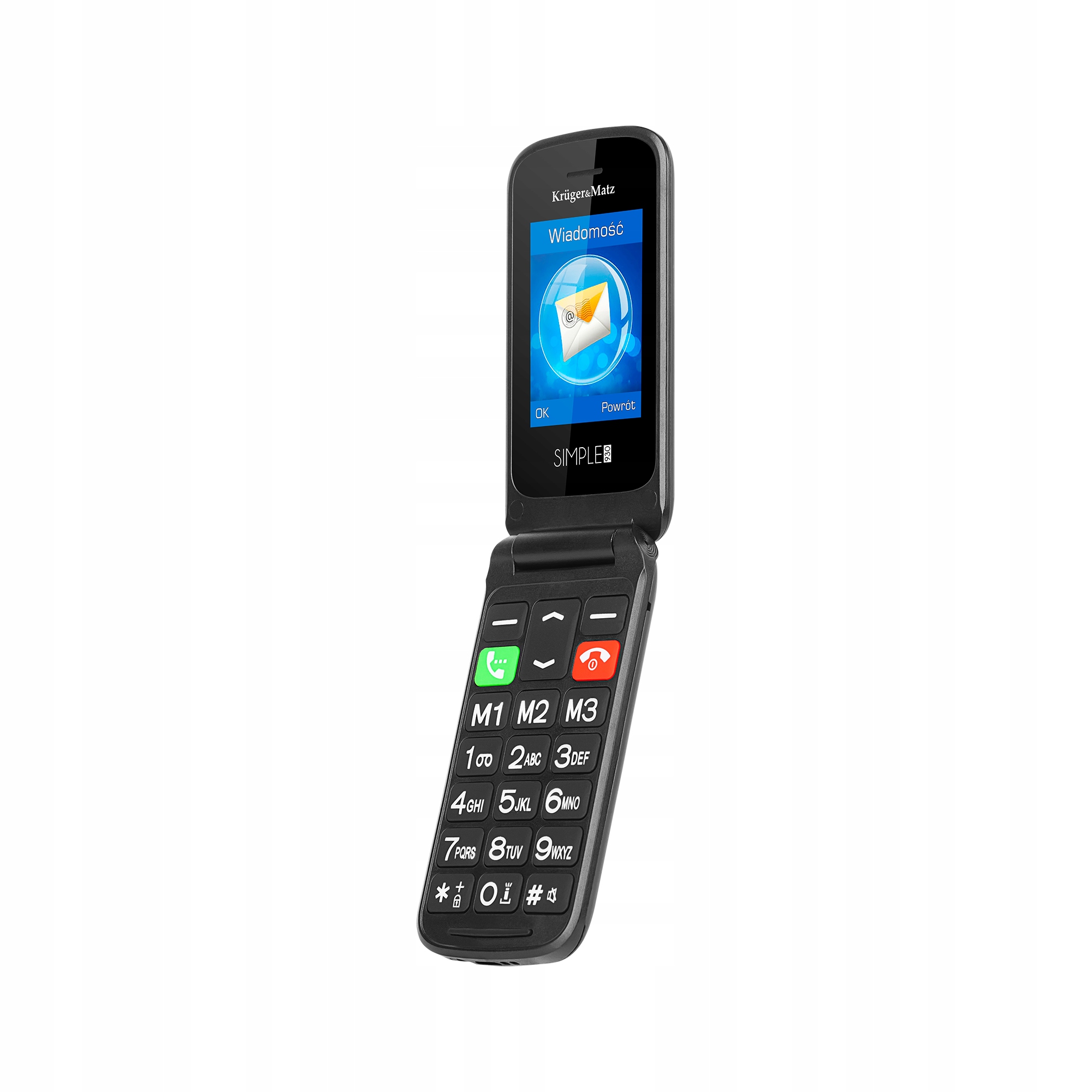 

Telefon komórkowy Kruger&Matz 32 Mb czarny