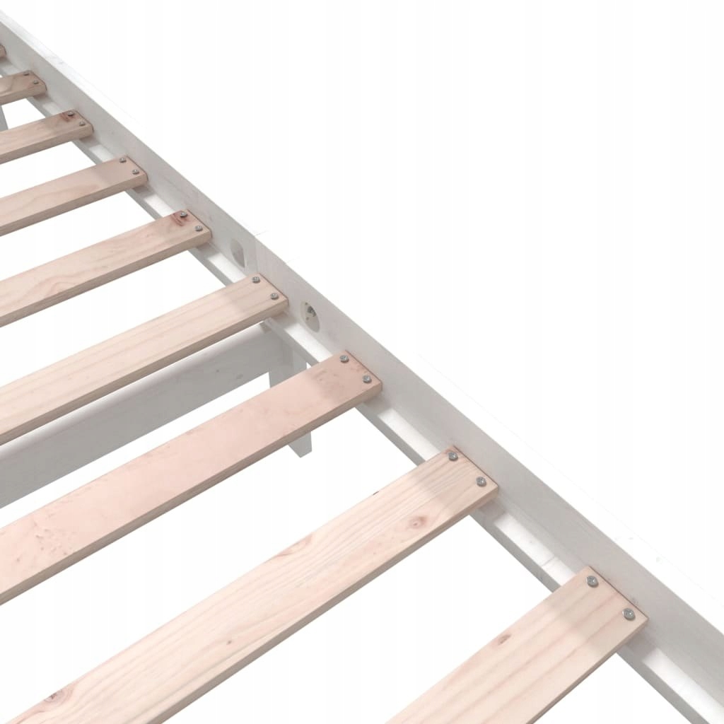 Rama łóżka, biała, lite drewno sosnowe, 200 x 200 cm EAN (GTIN) 8720286963562