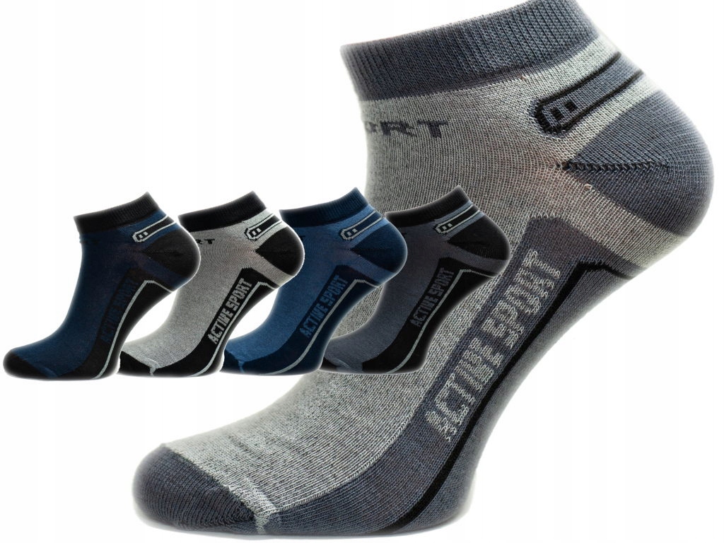

5x Skarpetki stopki do kostki Active Sport 44-46
