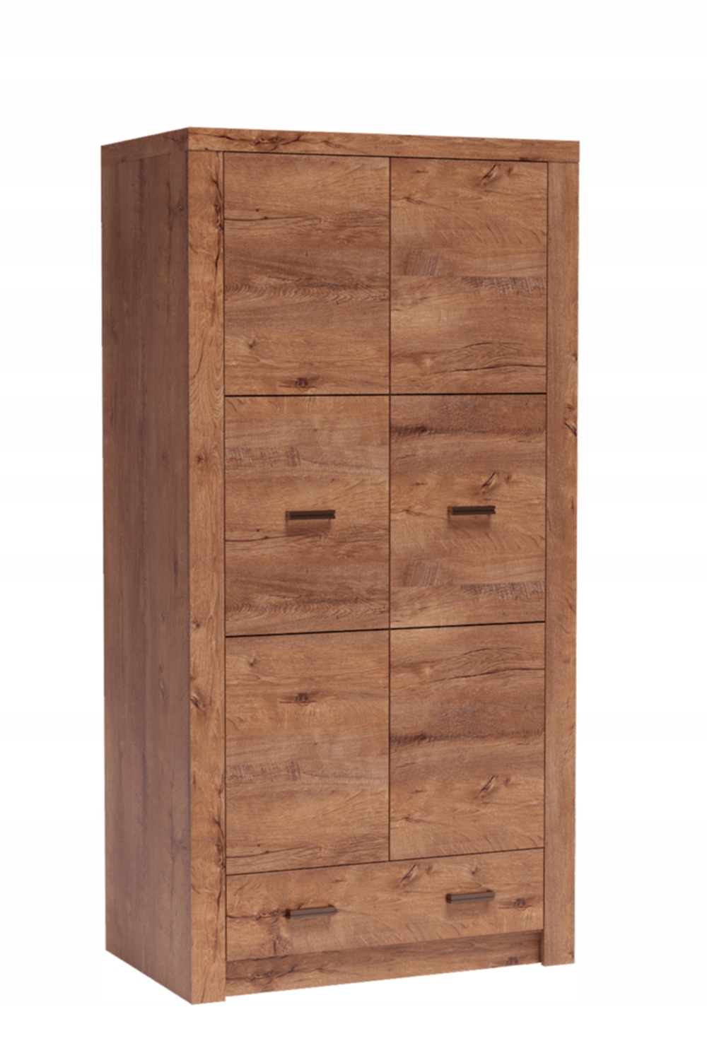 Klasická Skříň Velaro 96 cm do obývacího pokoje Ložnice Šuplík Jasan Tmavý