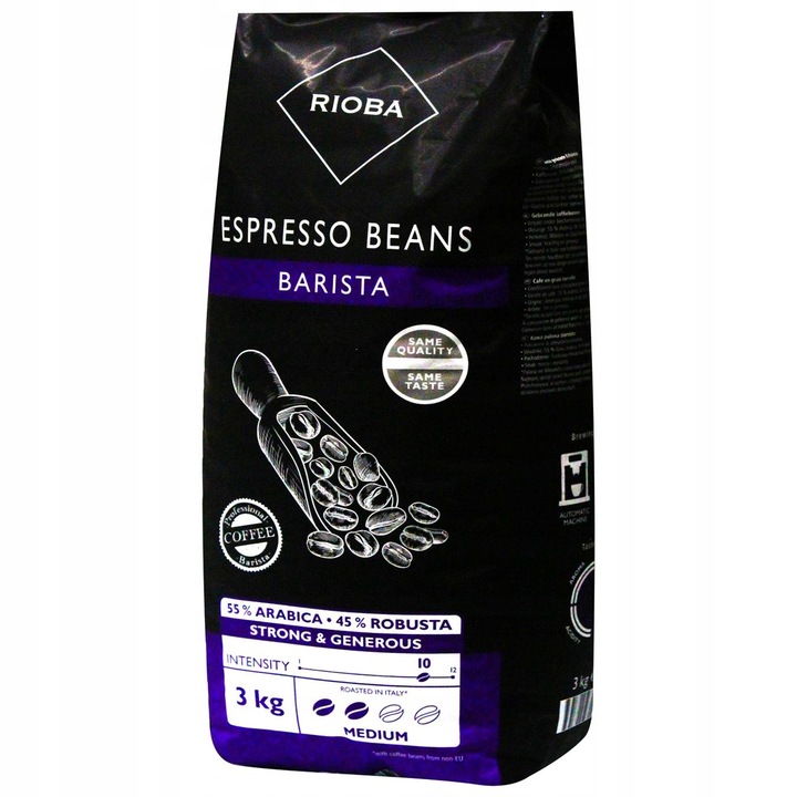 Levně Rioba Espresso Beans Barista Káva zrnková 3 kg