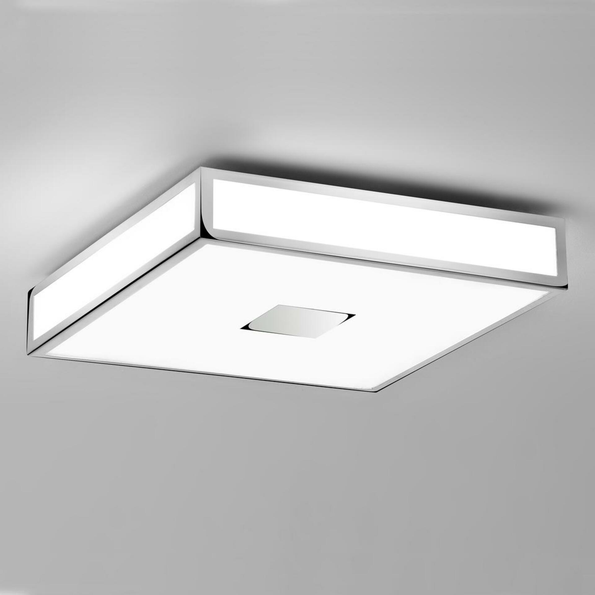 Stropné svietidlo Astro Mashiko 400 Square chróm 4xE27 IP44 400x400mm