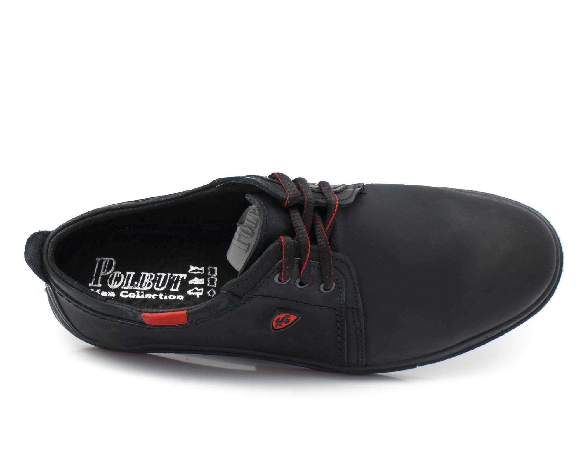 POLBUT BUTY MĘSKIE SKÓRZANE POLSKIE 343 CZARNY 44 Marka Polbut