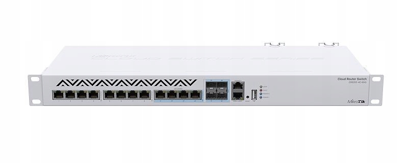 MikroTik Cloud Router Switch 312-4C+8XG-RM s 8 x 1G/2,5G/5G/10G RJ45