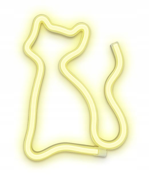 

Neon Led Dekoracyjny Kot Ozdoba Baterie/USB