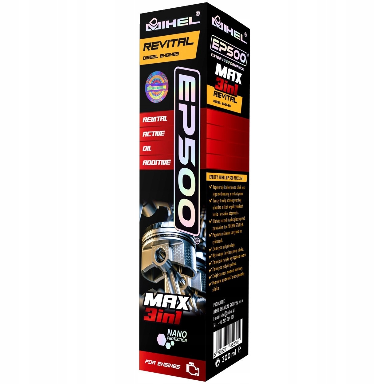 DODATEK DO OLEJU DIESEL MAX DE EP500