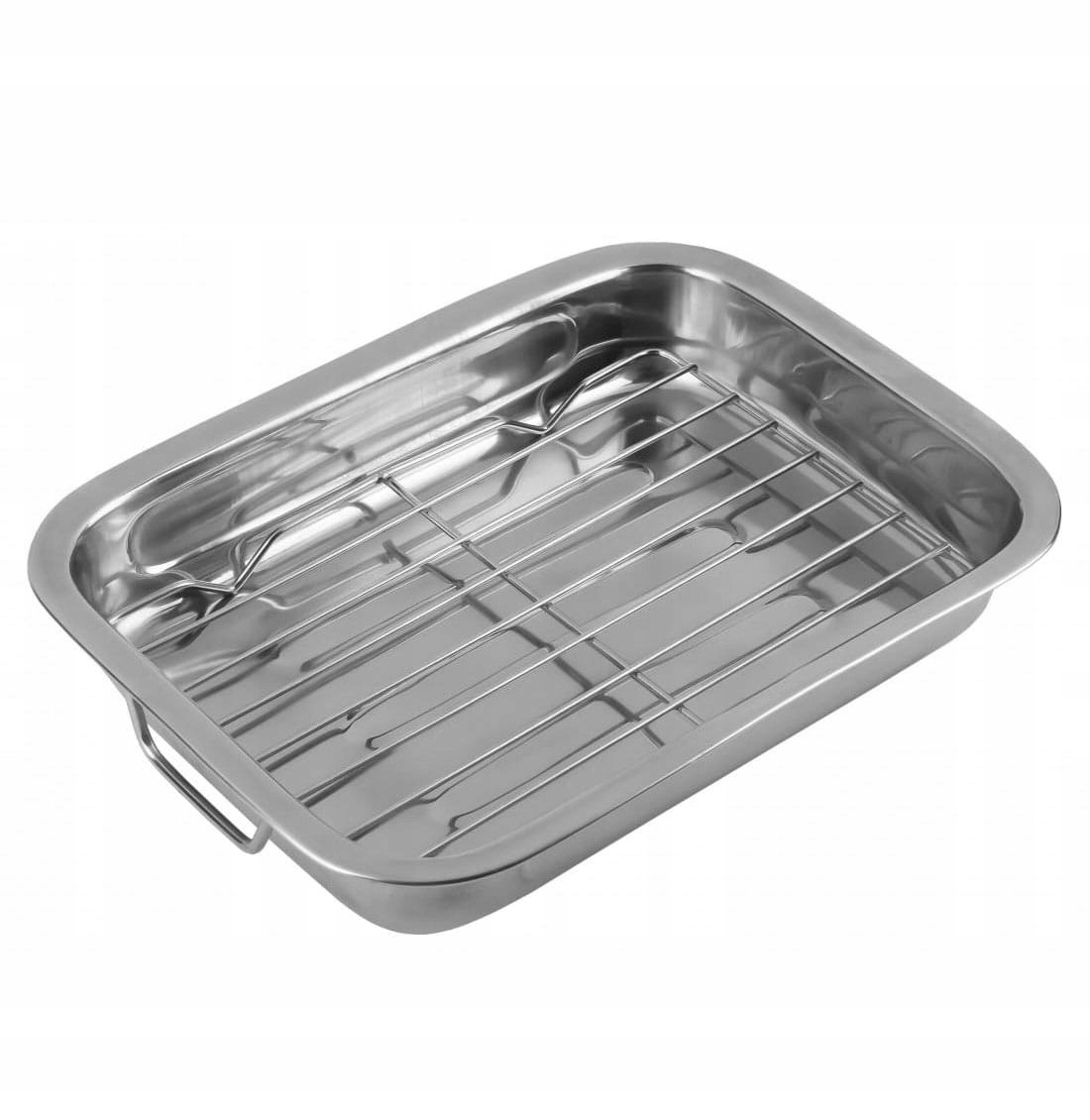 BRYTFANNA STALOWA Z RUSZTEM 30CM KINGHOFF KH-1376